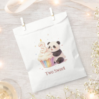 Sachets En Papier Sweet Pastel Panda Baby 3e Anniversaire