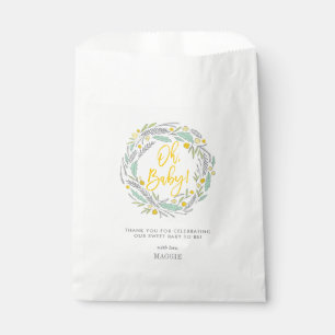 Sachets En Papier Sweet Sprigs Genre Neutre Baby Favoriser Sac