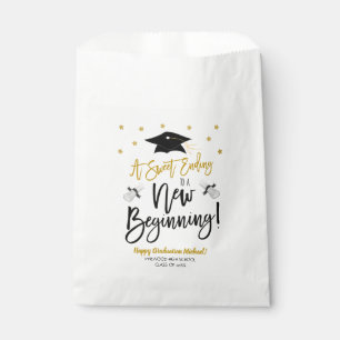 Sachets En Papier Sweet Terminer à un nouveau début de bonbon Trea