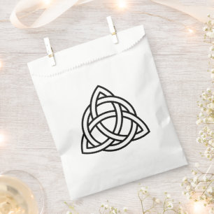 Sachets En Papier Symbole triquetra de noeud de trinité celtique