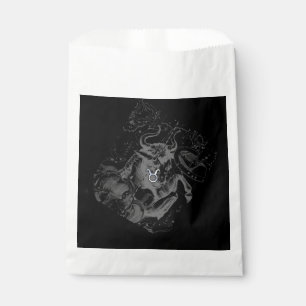 Sachets En Papier Symbole zodiaque Chrome Style Taurus sur Hevelius