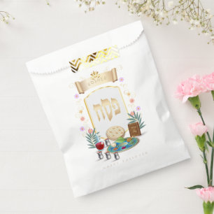 Sachets En Papier Symboles cachers de Seder Pesach de pâque