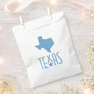 Sachets En Papier Symboles du Texas, état du Texas, bleu