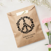 Sympathique Floral Peace Signal Luau Party Favoris