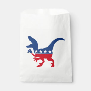 Sachets En Papier T-Rex patriotique anti-politique