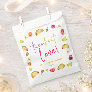 Sachets En Papier Taco Bout Love ! Fête des mariées Fiesta