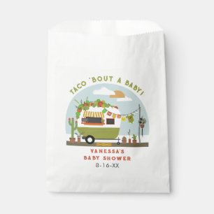 Sachets En Papier Taco Bout Un Baby shower Vert Neutre Bébé