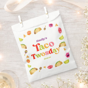 Sachets En Papier Taco Twosday Taco Mardi 2ème anniversaire
