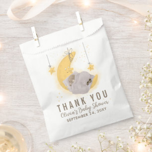 Sachets En Papier Teddy Lune Lune Baby shower neutre Merci