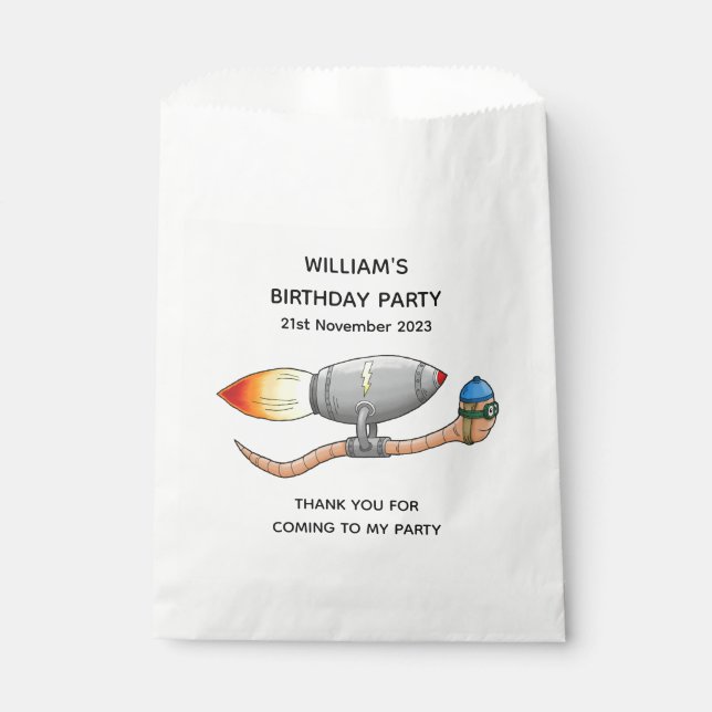 Sachets En Papier Terme de fusée (Devant)