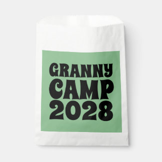 Sachets En Papier Texte du camp de Granny