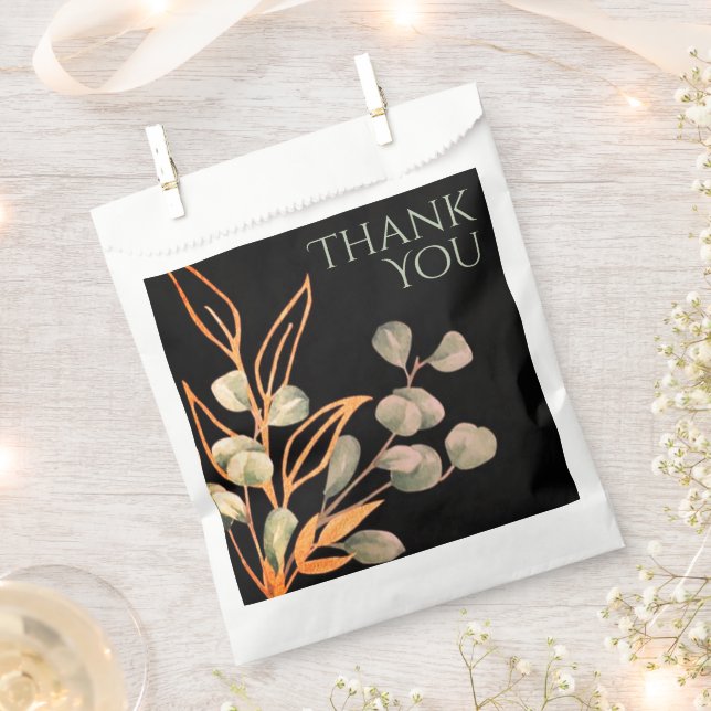 Sachets En Papier Thank you favor bags (Coupé)