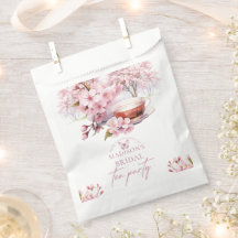 Thé nuptiale en fleurs de cerisier personnalisé