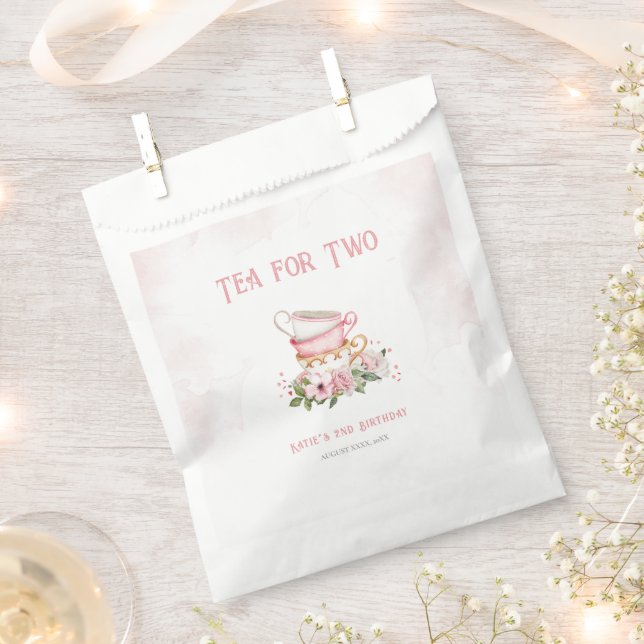 Sachets En Papier Thé Pour Deux Tea Thé (Coupé)