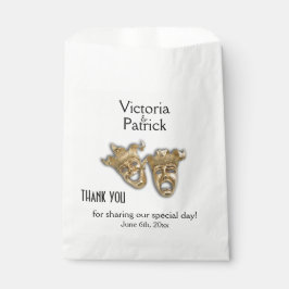Sachets En Papier Théâtre Thème Merci Favorisé