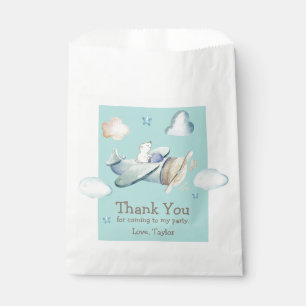 Sachets En Papier Thème de l'aviation du garçon Toddler Anniversaire