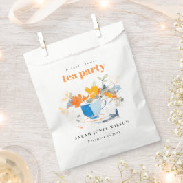 Sachets En Papier Thème floral moderne pour la fête de la mariée ave