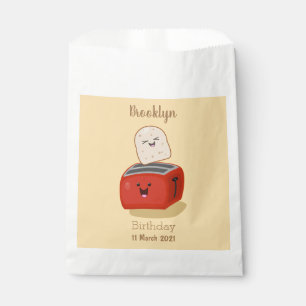 Sachets En Papier Toast de Cute kawaii et dessin animé de grille-pai