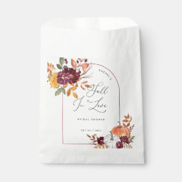Sachets En Papier Tomber dans l'amour Citrouille Fête des mariées fl