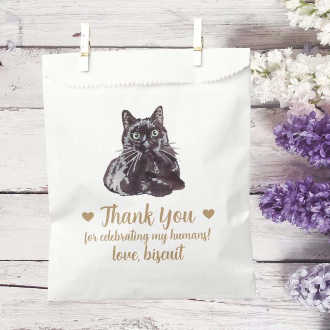Sachets En Papier Traitement de chat Mariage Faveur Sac (Créateur téléchargé)