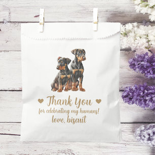 Sachets En Papier Traitement de chien Mariage Faveur Sac