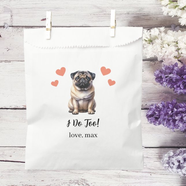 Sachets En Papier Traitement de chien Mariage Faveur Sac (Créateur téléchargé)