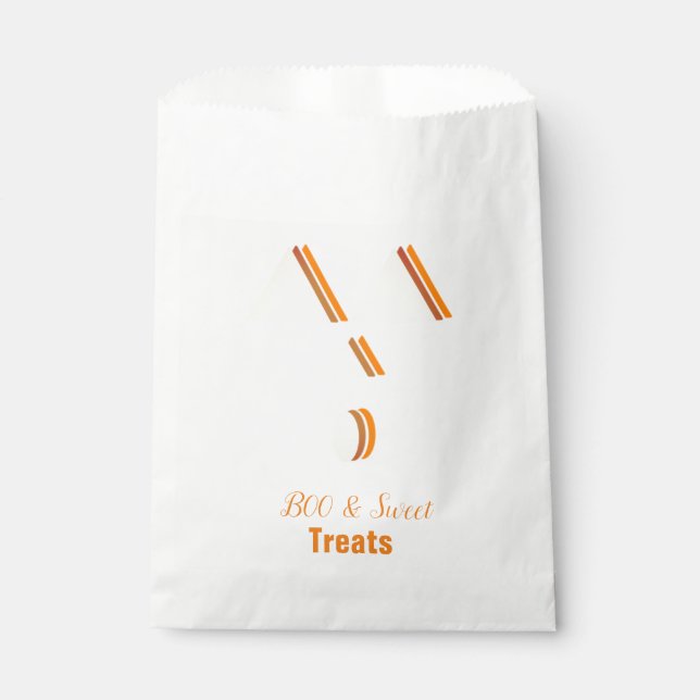 Sachets En Papier Traitements du visage Citrouille d'Halloween (Devant)