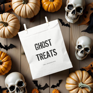 Sachets En Papier Traitements fantômes Bonne Halloween