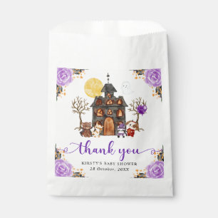 Sachets En Papier Trick or Treat Halloween Baby Shower aquarelle