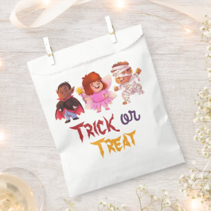 Sachets En Papier Trick ou traitement Costume d'Halloween fête d'ann