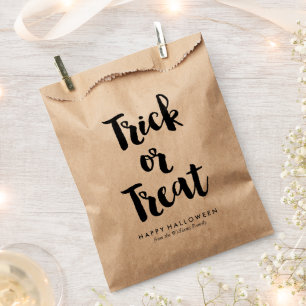 Sachets En Papier Trick ou Treat Halloween