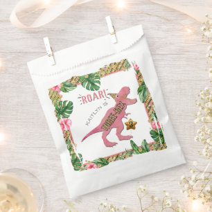 Sachets En Papier Trois Rex Dinosaur 3e anniversaire