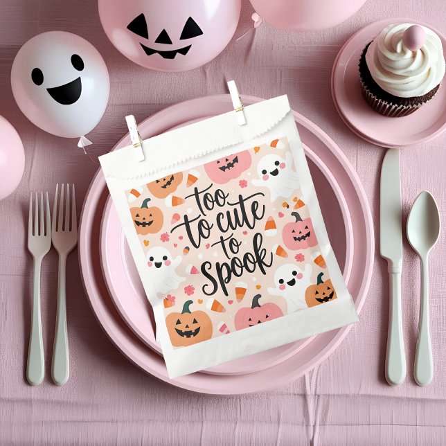 Sachets En Papier Trop mignon pour parler | Pastel Halloween (Créateur téléchargé)