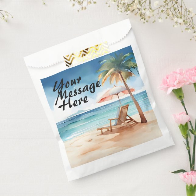 Sachets En Papier Tropical Beach Party (Scellé)