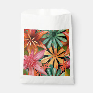 Sachets En Papier tropical/hawaïen/floral/fleur