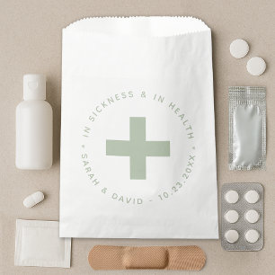 Sachets En Papier Trousse de couverture verte Sage en maladie et en 