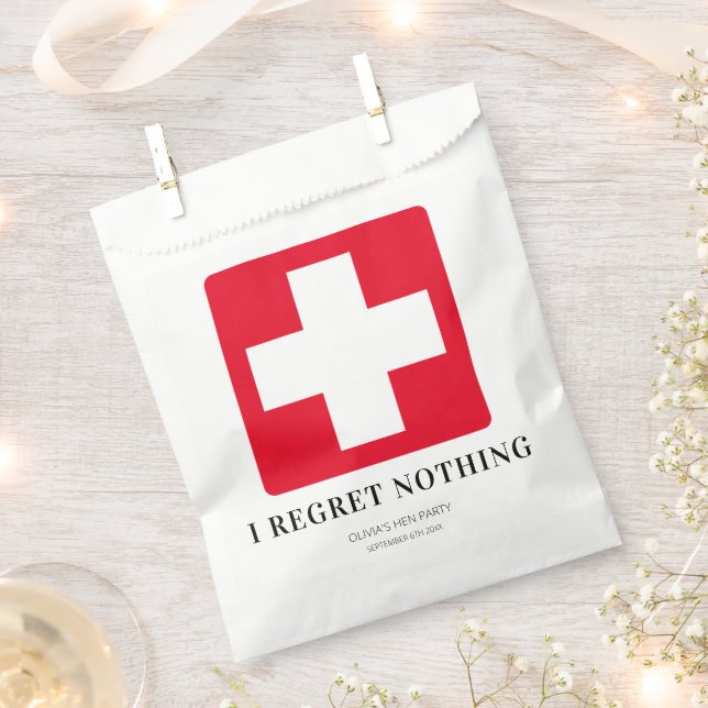 Sachets En Papier Trousse de passe Funny Fête Faveurs sac (Coupé)