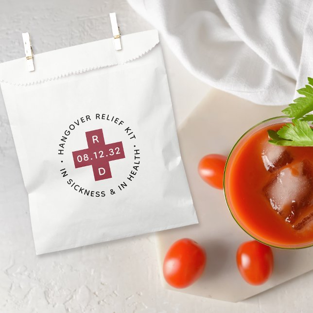 Sachets En Papier Trousse de secours | MARIAGE (Créateur téléchargé)