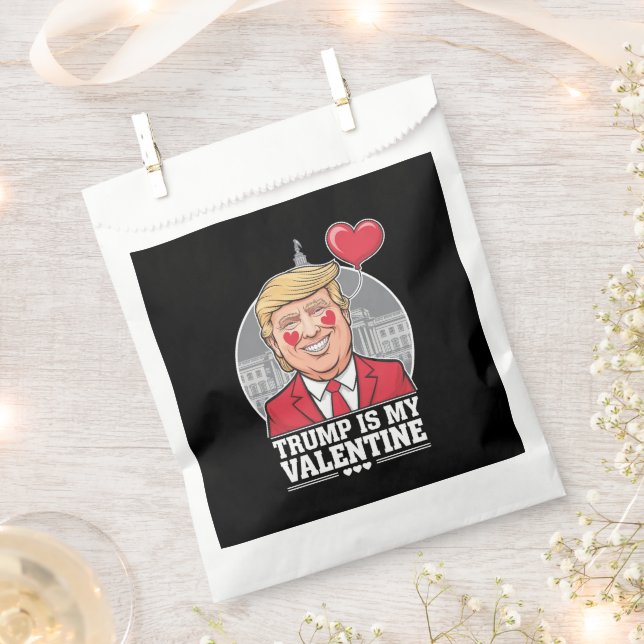 Sachets En Papier Trump est ma Saint Valentin (Coupé)