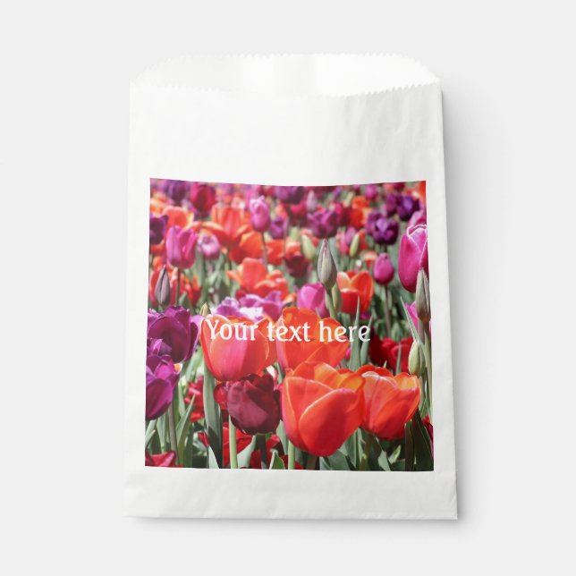 Sachets En Papier Tulipes chaudes tombées (Devant)