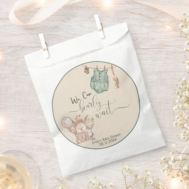 Sachets En Papier Un Baby shower d'attente neutre pour les femmes (Créateur téléchargé)