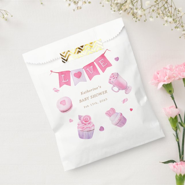 Sachets En Papier Un Baby shower Un Peu Chéri (Scellé)