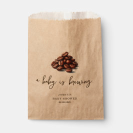 Sachets En Papier Un bébé brasse du Baby shower