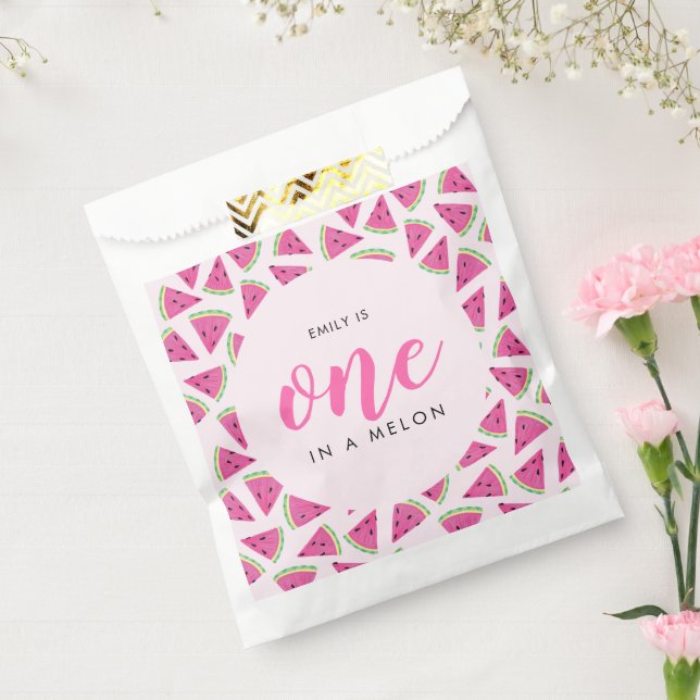 Sachets En Papier Un dans un melon 1er anniversaire (Scellé)