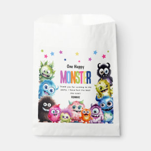 Sachets En Papier Un joyeux Monster Kids Merci