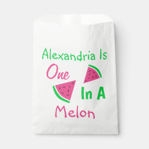 Sachets En Papier Un melon pour le 1er anniversaire
