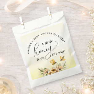 Sachets En Papier Un petit Baby shower d'abeille au miel