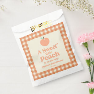 Sachets En Papier Un Petit Baby shower Rose Orange Sucré De Fruit Pe