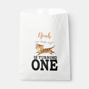Sachets En Papier Un Tigre de la Jungle 1er Anniversaire