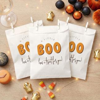 Sachets En Papier Une Baby Shower Halloween Un Petit Chou